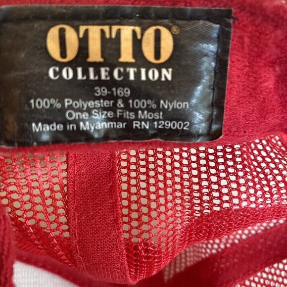 Carmel California Patch Hat Cap Adjustable Red Meshback - Picture 6 of 6